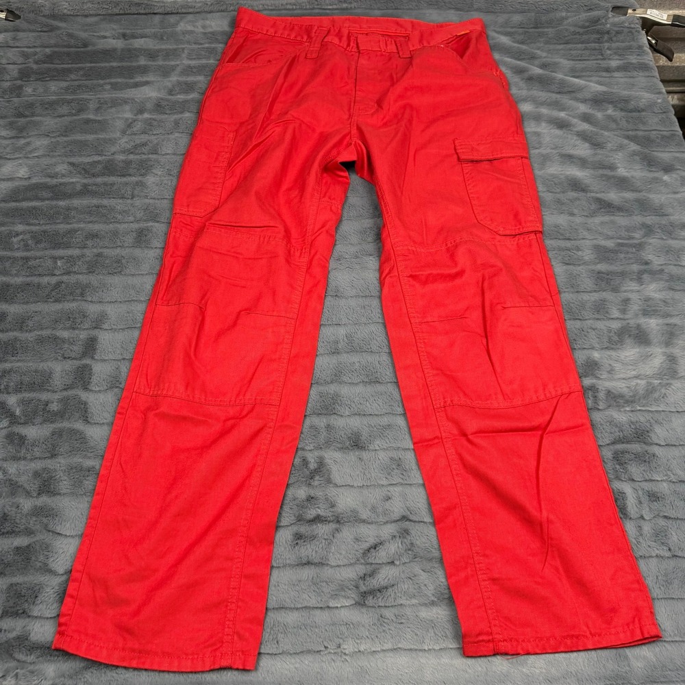Bulwark FR Mens Red Nomex Flame Resistant Cargo Pants CAT1 36x30 QR16RD3